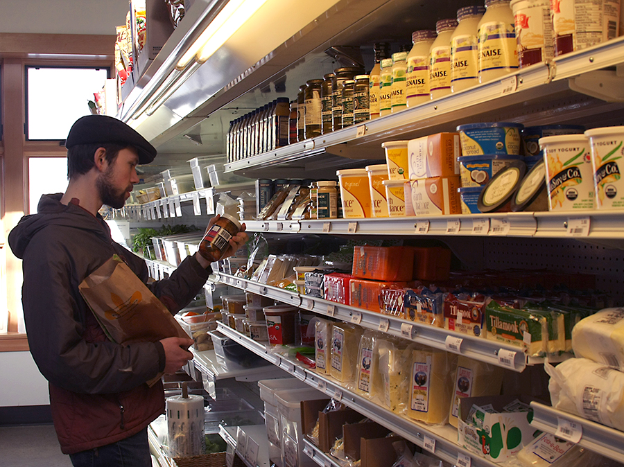 Browsing at the Missoula Food Co-op