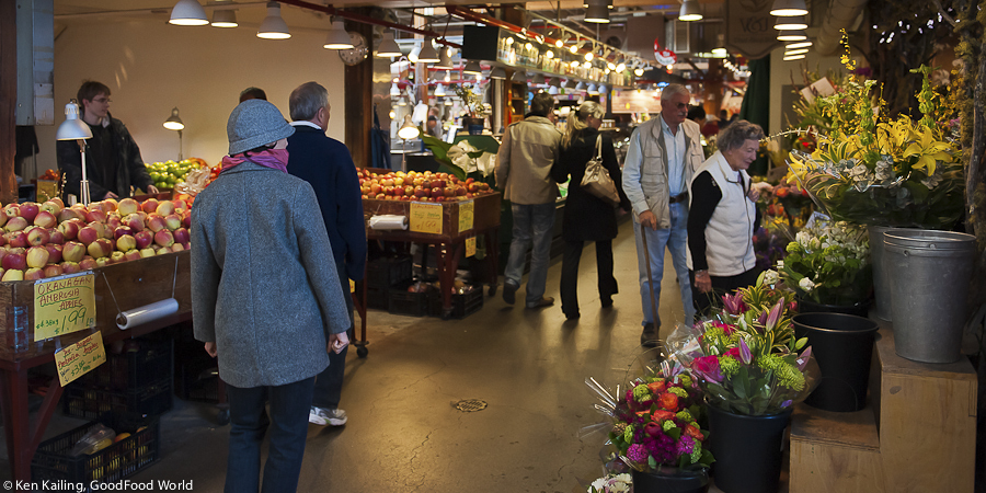 Many of the Market's shoppers are neighborhood residents.