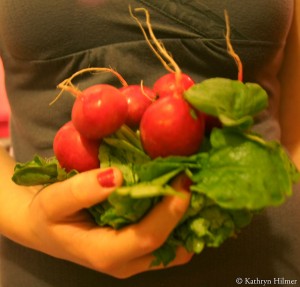 Radishes from the Co-op