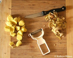 Peeled Ginger