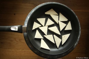 Tofu Prep in Silicon Pan