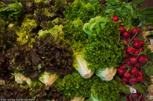 Leafy green vegetables - good for you!