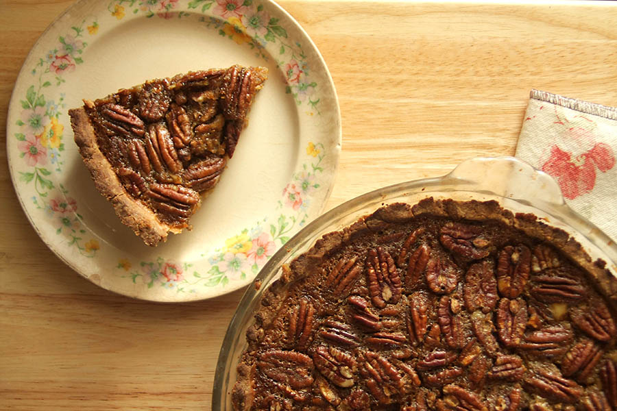 Pecan pie, sans high-fructose corn syrup
