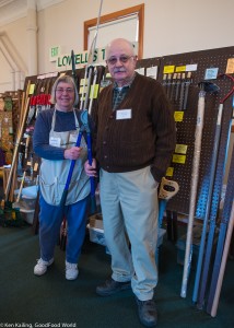 Sue and Lowell Cordas, Lowell's Tools