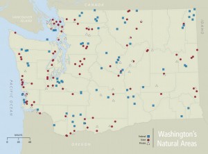 Protected areas. Washington State Department of Natural Resources 2012