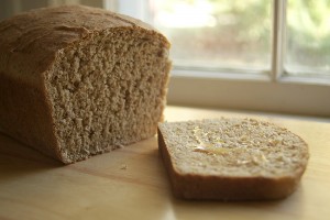 A nice light, whole wheat loaf