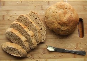 A really nice loaf of whole wheat bread!