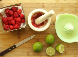 Ingredients for limeade