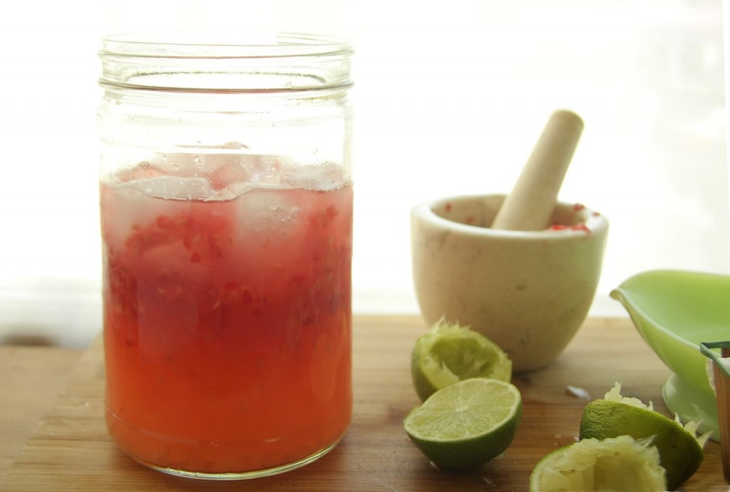 Honeyed Raspberry Limeade