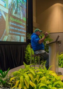 Will Allen in his Aquaponics Sesson