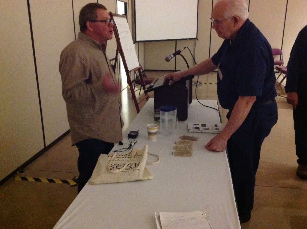 Steve Zwinger (left) and Clifford Patz