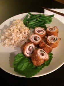 Shiso Ume Katsu - Shiso and Pickled Plum Japanese Fried Cutlet