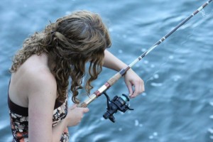 Kate Mclean goes fishing