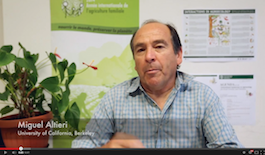 Miguel Altieri at the International Symposium on Agroecology for Food Security and Nutrition