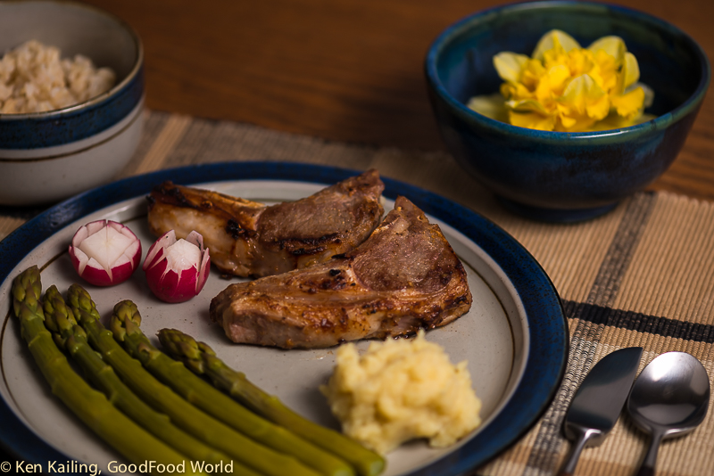 The Perfect Spring Dinner: Miso Lamb Chops